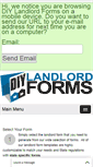 Mobile Screenshot of diylandlordforms.com